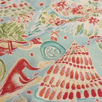 Tissu de Noël jacquard gobelin vintage - MT - Mondial Tissus