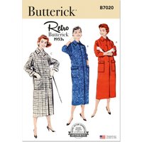 Patron Butterick B7020Y5 Femme Manteau 46 au 54 - Butterick - Mondial Tissus