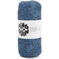 Pelote de fil à tricoter Maker Déco léo bleu - Pingouin - Pingouin - Mondial Tissus