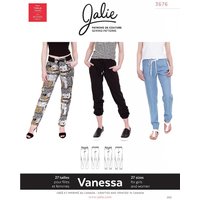 Patron Jalie 3676 Vanessa pantalon fluide pour enfant et adulte - Jalie - Mondial Tissus
