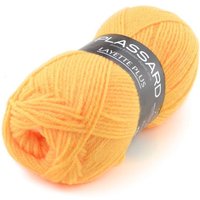 Pelote de fil à tricoter Layette Plus jaune - Plassard - Plassard - Mondial Tissus