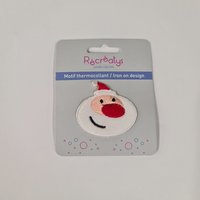 Motif tête de Père Noël - Mondial Tissus