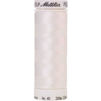 Bobine de fil à broder Mettler Poly Sheen blanc col.010 - Mettler - Mondial Tissus