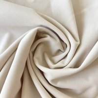 Tissu velours non feu uni écru - Mondial Tissus
