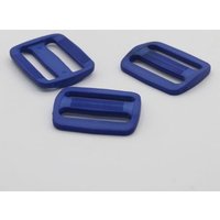 Lot de 3 boucles coulissantes bleu indigo - Mondial Tissus