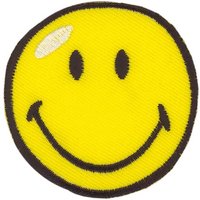 Écusson smiley jaune - Mondial Tissus