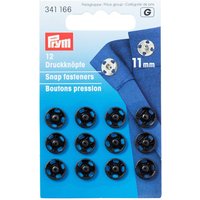 Boutons pression à coudre 11mm noir - Prym - Mondial Tissus