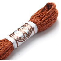 Fil à broder retors mat marron - COL 2400 - DMC - Mondial Tissus