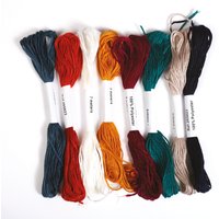 Lot 8 echevettes Bourgogne 7m - Graine Créative - Mondial Tissus