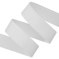 Ruban sergé chevron 20 mm blanc - MT - Mondial Tissus