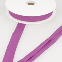 Biais jersey viscose stretch violet 20mm - Mondial Tissus