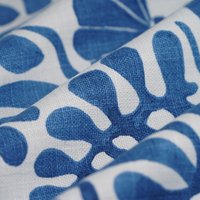 Tissu bachette slub Matisse matin bleu - MT - Mondial Tissus