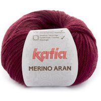 Pelote de fil à tricoter Merino Aran bordeaux - Katia col 23 - Katia - Mondial Tissus