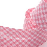 Biais vichy - Rose - MT - Mondial Tissus