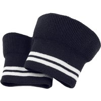 Poignets bord-côte rayure bleu marine - MT - Mondial Tissus