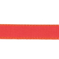 Ruban gros grain bordure géométriques 6 mm fuchsia - Frou Frou - Mondial Tissus