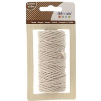 Pelote corde coton macramé écru 2,5mmx25m - Artemio - Mondial Tissus