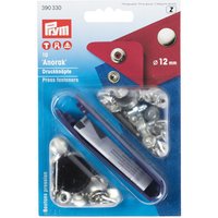 Boutons pression pour anorak 12 mm argent - Prym - Mondial Tissus