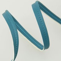 Passepoil simili cuir turquoise - MT - Mondial Tissus