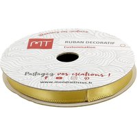 Bobine ruban satin jaune moutarde 6 m X 6 mm - MT - Mondial Tissus