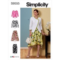 Patron Simplicity S9555.U5 - Veste Jupes Jeunes Filles 44 - 52 - Simplicity - Mondial Tissus