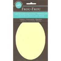 Thermocollant genou/coude 8x12,1cm uni jaune - Frou Frou - Mondial Tissus