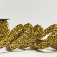 Galon lézarde cross lurex or 12mm - MT - Mondial Tissus