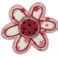 Thermocollant fleurs rose - Frou Frou - Mondial Tissus