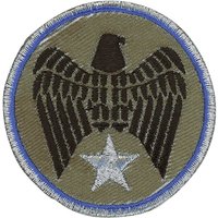 Écusson thermocollant aigle rond - MT - Mondial Tissus