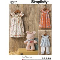 Patron Simplicity S8347.A - Ensemble Bébés 1 An Et Demi - 4 Ans - Simplicity - Mondial Tissus