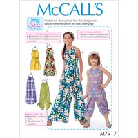Patron Mc Call's 7917CHJ - Combinaison enfant de 7 à 14 ans - McCall's - Mondial Tissus