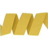 Sangle pour sac coton jaune moutarde lurex 30 mm - MT - Mondial Tissus