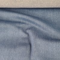 Tissu denim jean épais 100% coton bleu moyen - Origine Italie - Mondial Tissus