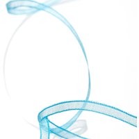Ruban organdi - Turquoise - Mondial Tissus