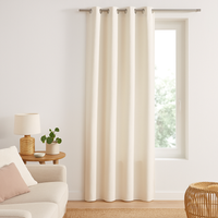 Rideau Milly écru 140x250cm - MT - Mondial Tissus