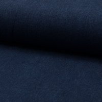 Tissu denim stretch bleu foncé - Mondial Tissus