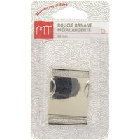 Boucle de banane argent 30 mm - MT - Mondial Tissus
