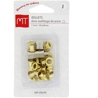 Kit oeillets bronze 5mm - MT - Mondial Tissus