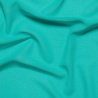 Tissu crêpe georgette polyester léger uni vert canard - Mondial Tissus