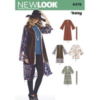 Patron 6476 Kimono du 34 au 44 - Newlook - Newlook - Mondial Tissus