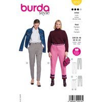Patron burda 5712 - pantalons 36-48 - Burda - Mondial Tissus