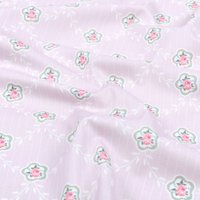 Tissu patchwork coton rose imprimé roses forme diamant rose - Mondial Tissus
