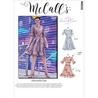 Patron McCALL's 8032E5 Robe femme patineuse BlytheMcCalls - de 42-50 - McCall's - Mondial Tissus