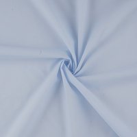 Tissu voile de coton uni bio bleu - Mondial Tissus