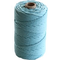 Pelote corde macramé coton azur 200g 2,2mmx70m - Artemio - Mondial Tissus