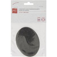 Renfort jean thermocollant noir MT - MT - Mondial Tissus