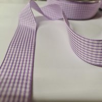 Ruban vichy 25 mm lilas - Frou Frou - Mondial Tissus