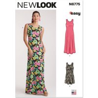 Patron New Look N° 6775 robe femme tricot 32 au 54 - Newlook - Mondial Tissus