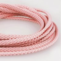 Cordon polyester 5mm rose pâle - Mondial Tissus