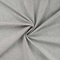 Tissu coton lin chiné gris clair - Mondial Tissus